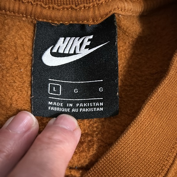 Nike Cropped Crew Neck Sweatshirt, Size large - Picture 4 of 6